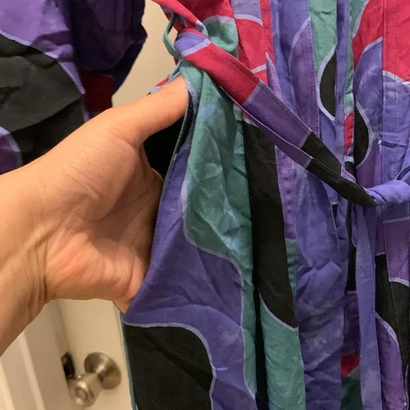 Vibrant Multicolor Women's Robe - Preloved